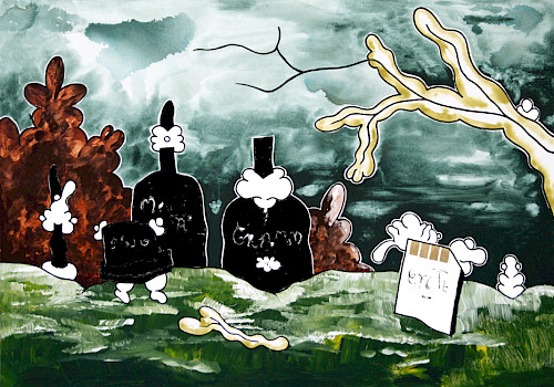 Graveyard | Acrylfarbe auf Leinwand | 140 cm x 200 cm | 2026