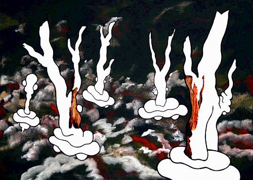 acrylics on canvas | 100 cm x 140 cm | 2025