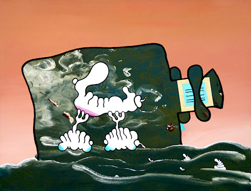 Bottle | Acrylfarbe auf Leinwand | 85 cm x 110 cm | 2026