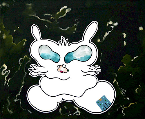 Cat | Acrylfarbe auf Leinwand | 90 cm x 110 cm | 2026