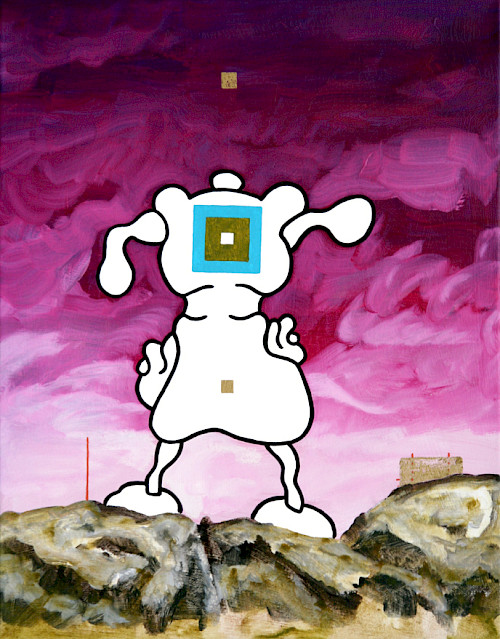 Gipfel | Acrylfarbe auf Leinwand | 90 cm x 70 cm | 2026