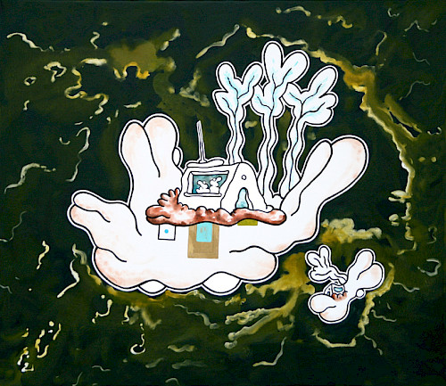 Flug | Acrylfarbe auf Leinwand | 130 cm x 150 cm | 2026