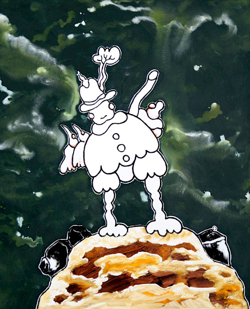 Jäger | Acrylfarbe auf Leinwand | 110 cm x 90 cm | 2026