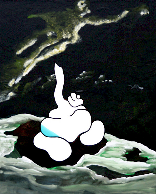 Babe | Acrylfarbe auf Leinwand | 100 cm x 80 cm | 2025