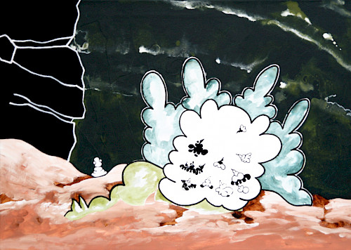 Busch | Acrylfarbe auf Leinwand | 100 cm x 140 cm | 2026