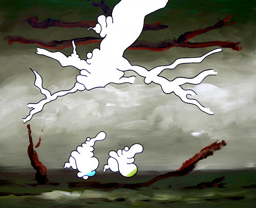 acrylics on canvas | 155 cm x 190 cm | 2025