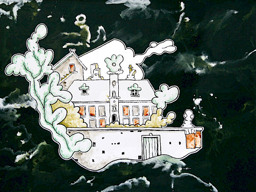 Das Schloss | Acrylfarbe auf Leinwand | 150 cm x 200 cm | 2026