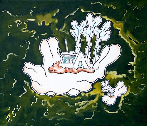 Flug | Acrylfarbe auf Leinwand | 130 cm x 150 cm | 2026